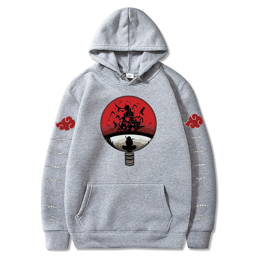 Anime Naruto Hoodies Männer Frauen cool Uchiha Hoodie - C20 - Bild 6 von 15