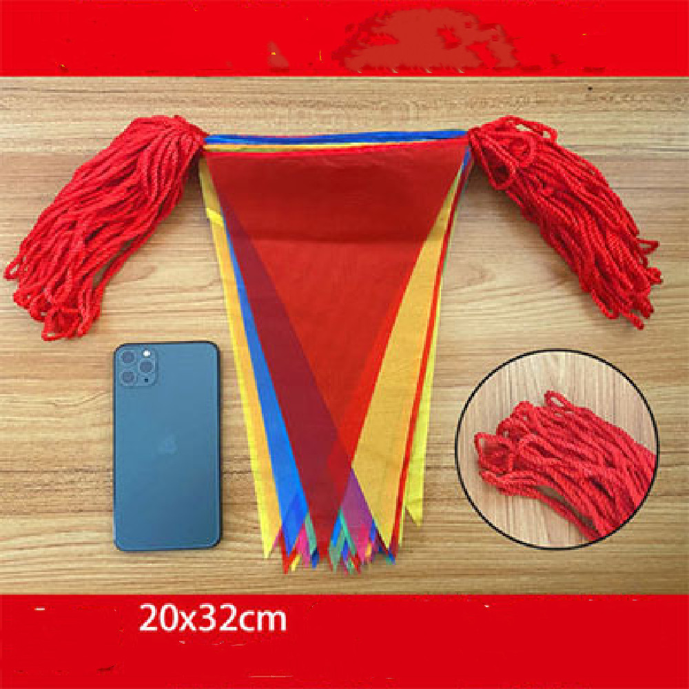 Bunting Flags Outdoor Banners PVC Multicolored Wedding Birthday Party Event - Picture 9 of 16