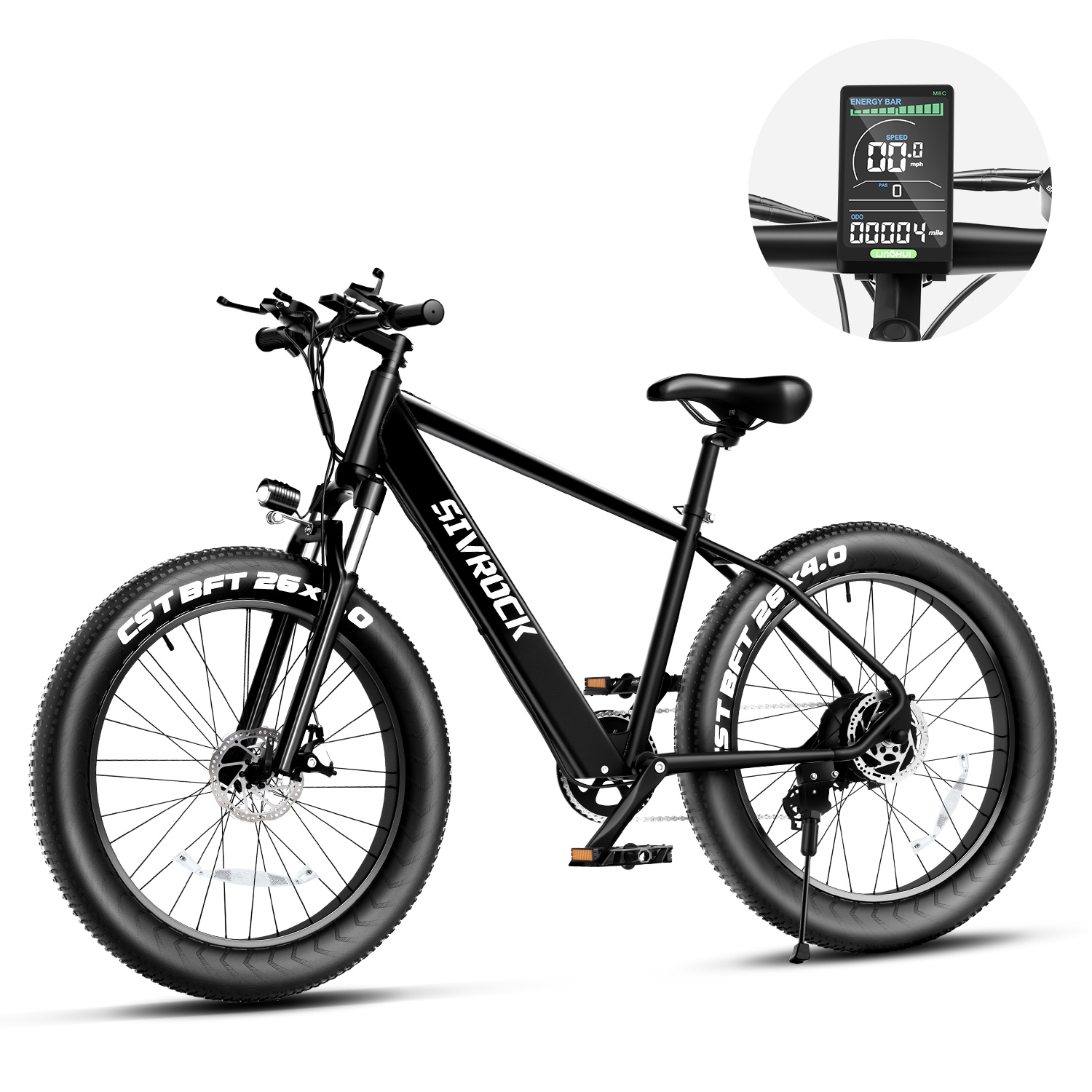 Professional Electric Bike For Adults, 26 X 4.0 Inches Fat Tire Electric Mountai - Picture 10 of 10