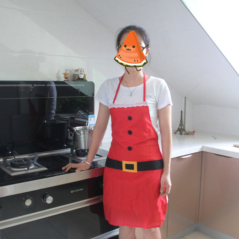 christmas santa apron