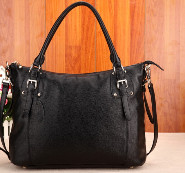 Women´s Genuine Leather Messenger Bag Tote Bag