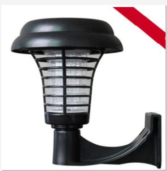 Lampada solare a LED antizanzare da esterno giardino IP65 / luce bianca e UV - Foto 7 di 7