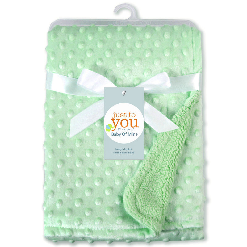 Polar Dot Baby Blankets Swaddle Wrap for Boys and Girls - Cozy and Versatile