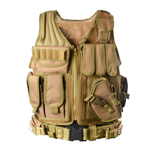 Military Tactical Service Vest - Modernized CS Field Protective Multiple Sockets - Picture 5 of 5