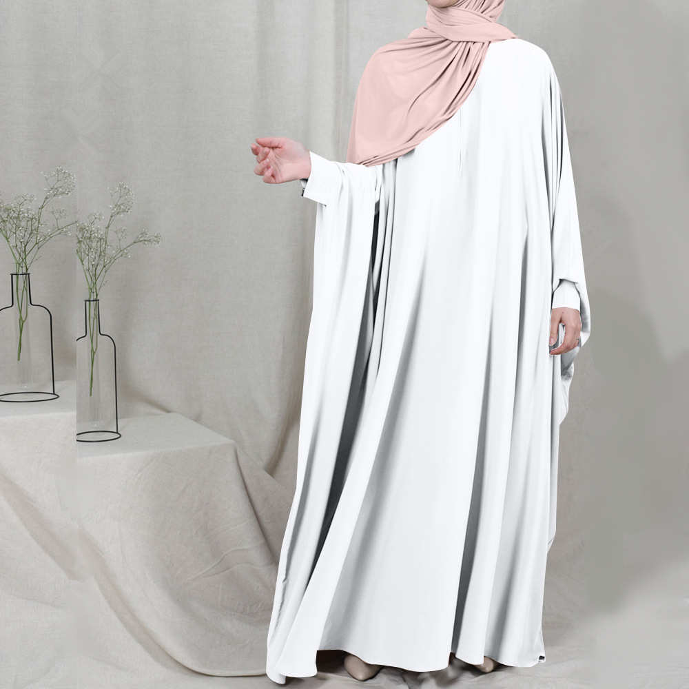 Eid Hooded Muslim Women Hijab Dress Prayer Garment Jilbab Abaya Long Khimar Full - Picture 13 of 13
