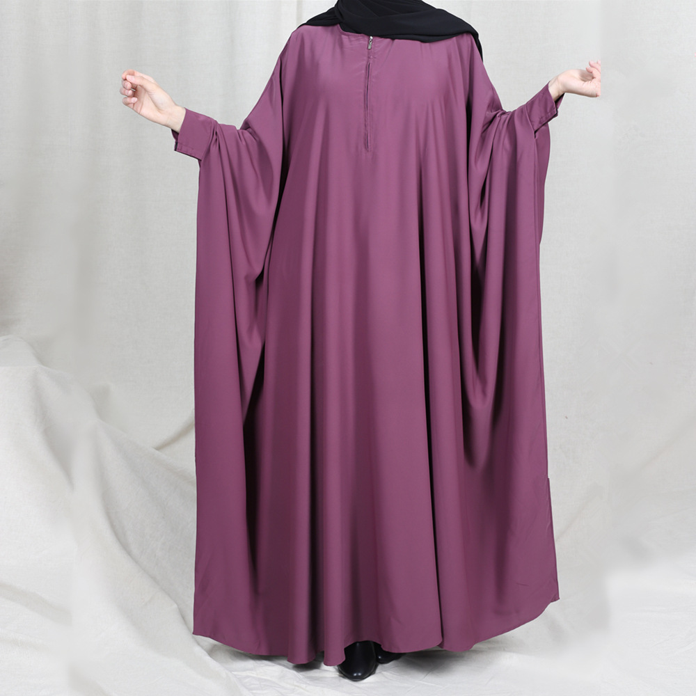 Eid Hooded Muslim Women Hijab Dress Prayer Garment Jilbab Abaya Long Khimar Full - Picture 11 of 13