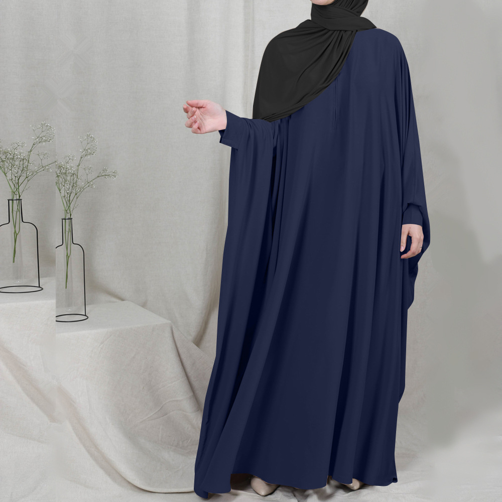 Eid Hooded Muslim Women Hijab Dress Prayer Garment Jilbab Abaya Long Khimar Full - Picture 2 of 13