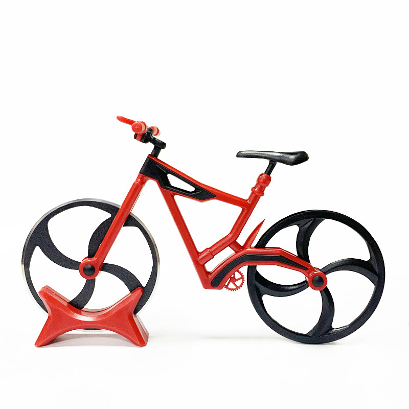 Color Boxed Stainless Steel Bicycle Pizza Cutter, Pizza Cutter, Cake Wheel, Frui