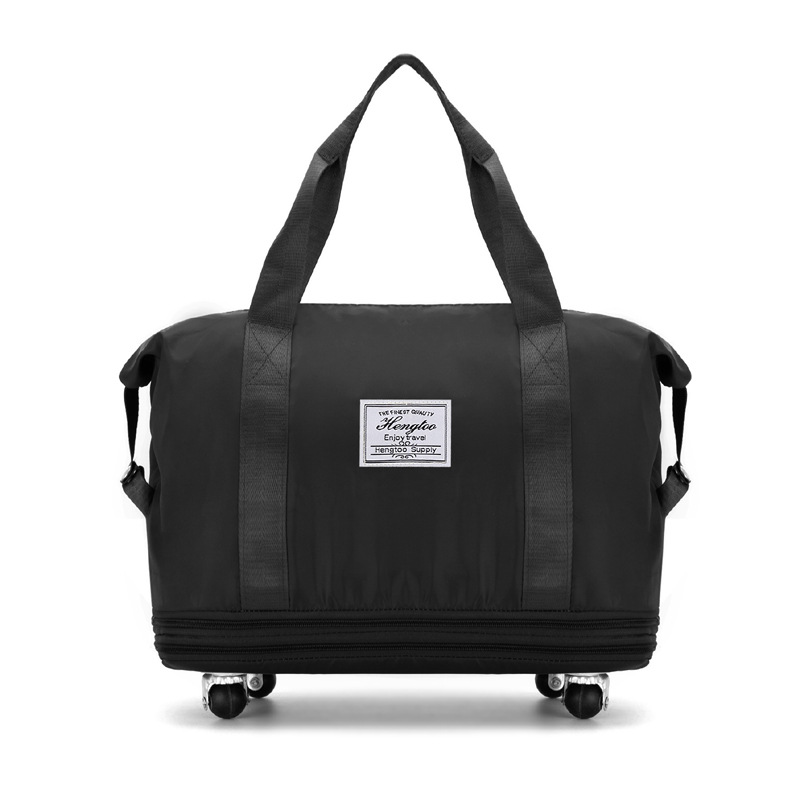 New Universal Wheel Travel Bag With Double-layer Dry And Wet Separation Fitness