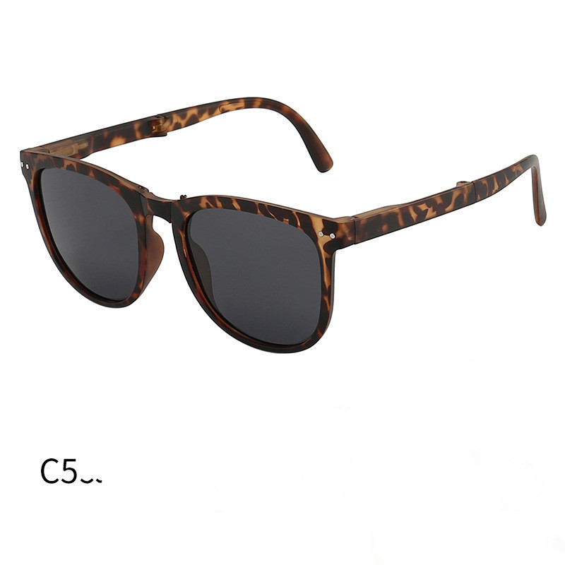 Trendy Foldable Sunglasses For Women TR Polarized Folding Sun Glasses - Picture 12 of 13