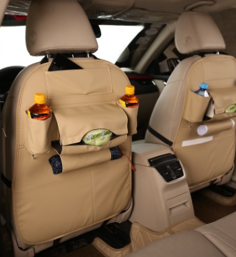 Car supplies storage box car storage bag box car seat storage leather storage ba - Picture 6 of 7