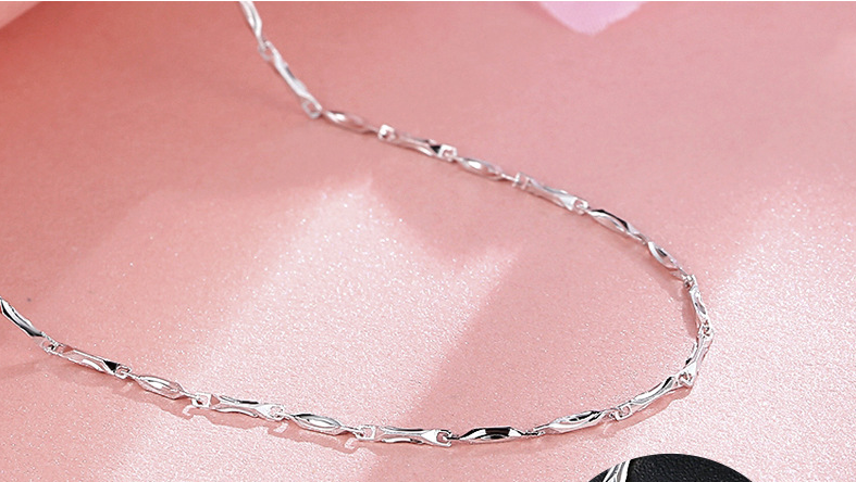 Echte S925 Sterling einzigartige Schmuck Silber Halskette Made Italy - Bild 5 von 12