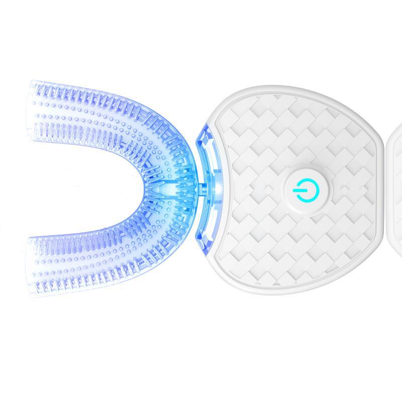 360 Grad intelligente automatische elektrische Zahnbürste wasserdicht U Typ Zahn B - Bild 15 von 16