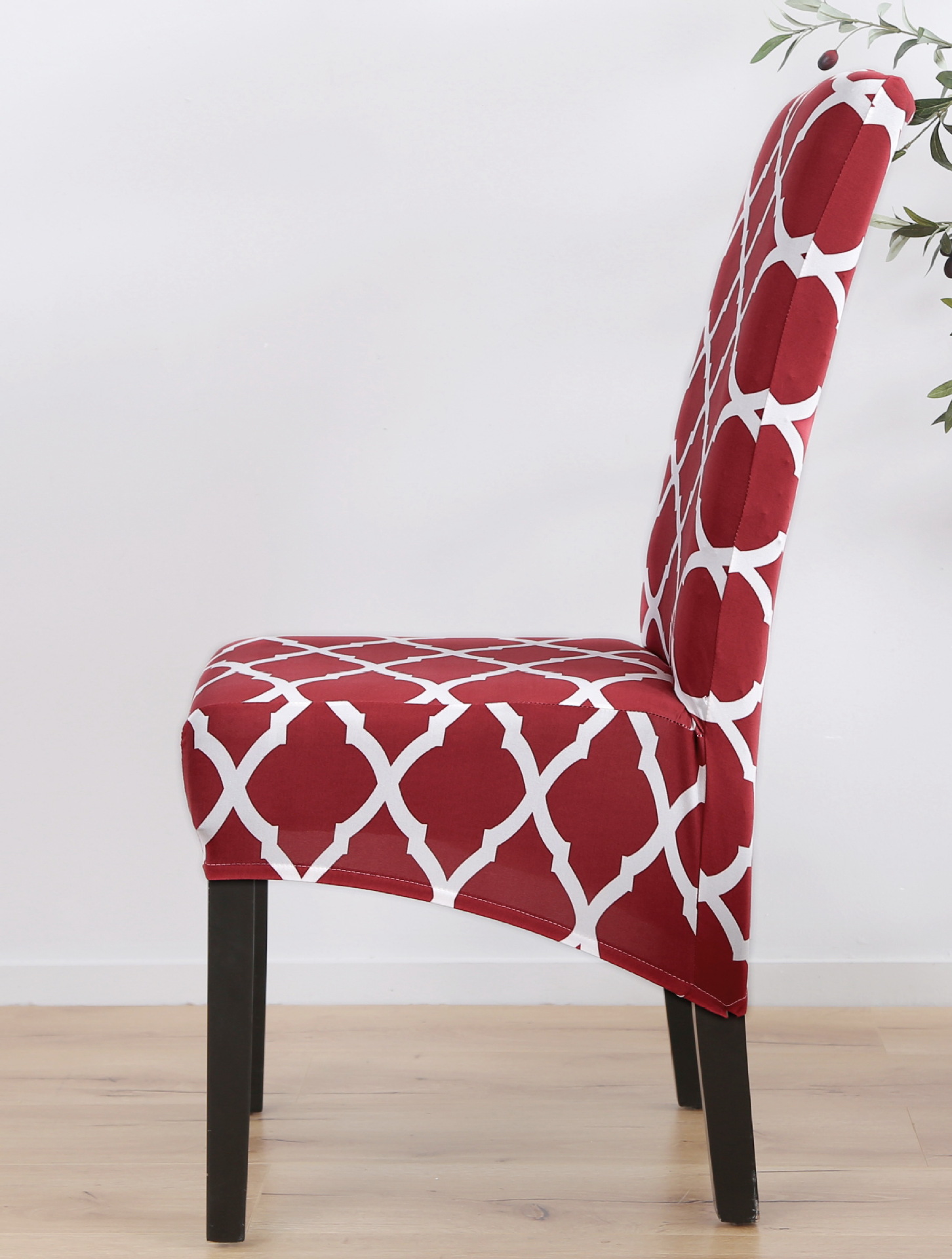Spandex Chair Protective Covers Printed Stretch Elastic Universal Slipcovers