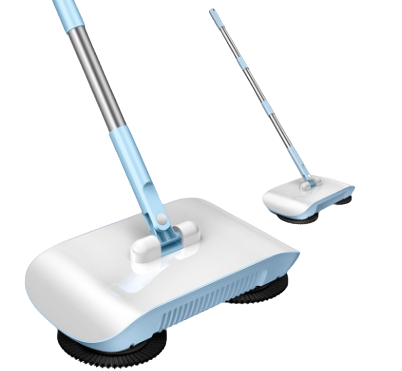 Hand Push Sweeper Household Broom Dustpan Mop Floor All-in-one Machine Gift Mop - Picture 10 of 12