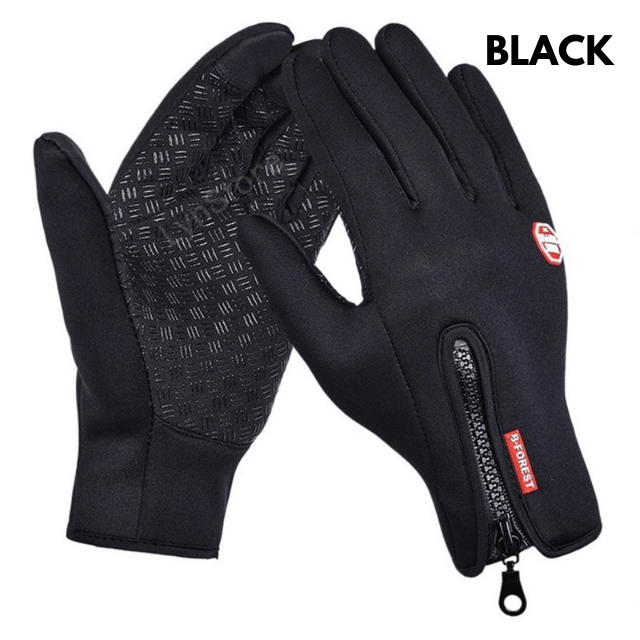 Winter Fleece Gloves with Touch Screen Finger Waterproof Thermal Sports Gloves