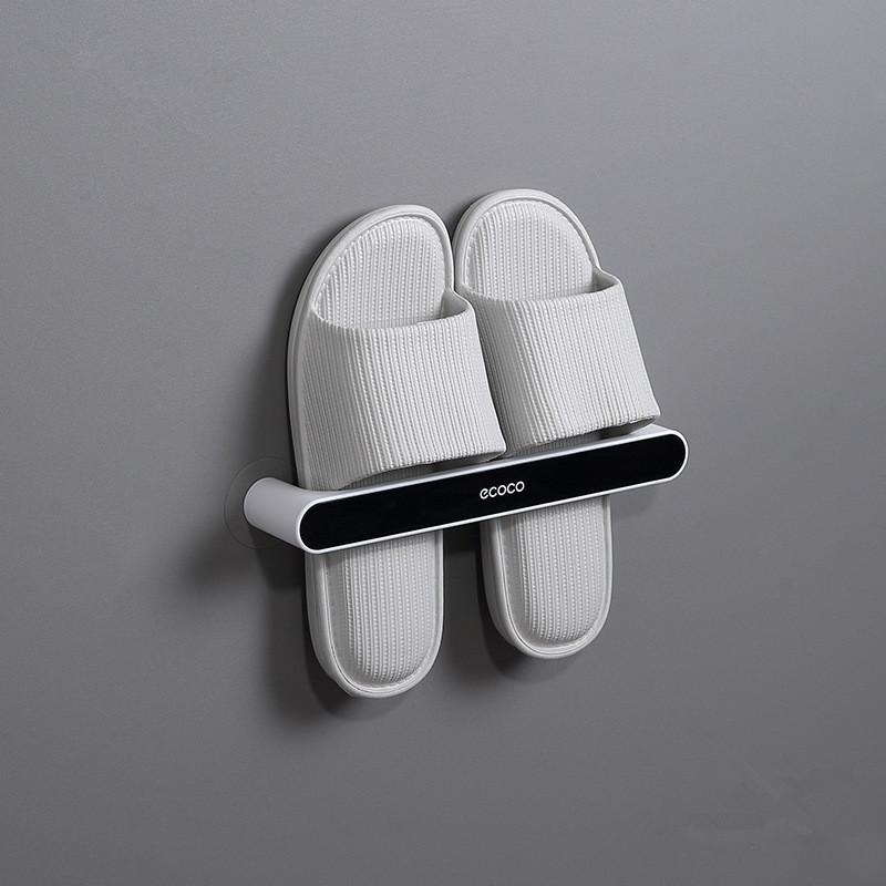 Wall mounted shoe rack for shoes and slippers