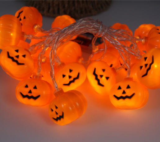 Halloween Decoration Pumpkin Light LED String Lights Lantern - Picture 34 of 36