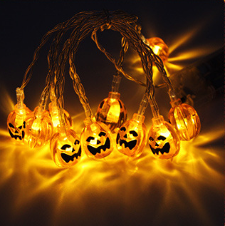 Halloween Decoration Pumpkin Light LED String Lights Lantern - Picture 10 of 36