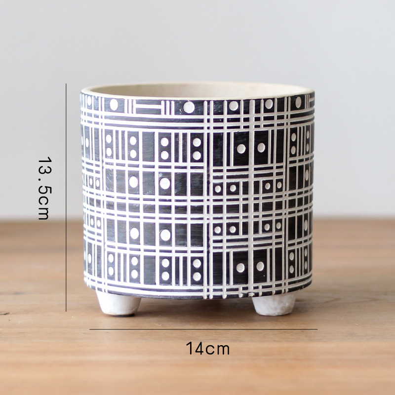 Plant Garden Balcony Flowerpot Multi Pattern Multi Size Quality Modern Aesthetic - Picture 9 of 11