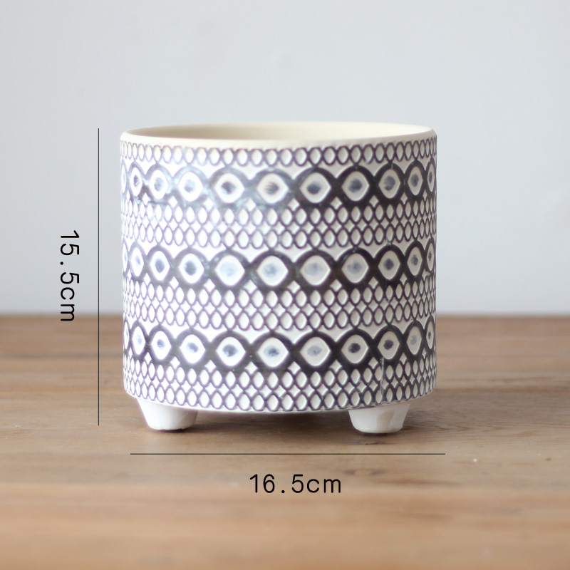 Plant Garden Balcony Flowerpot Multi Pattern Multi Size Quality Modern Aesthetic - Picture 6 of 11