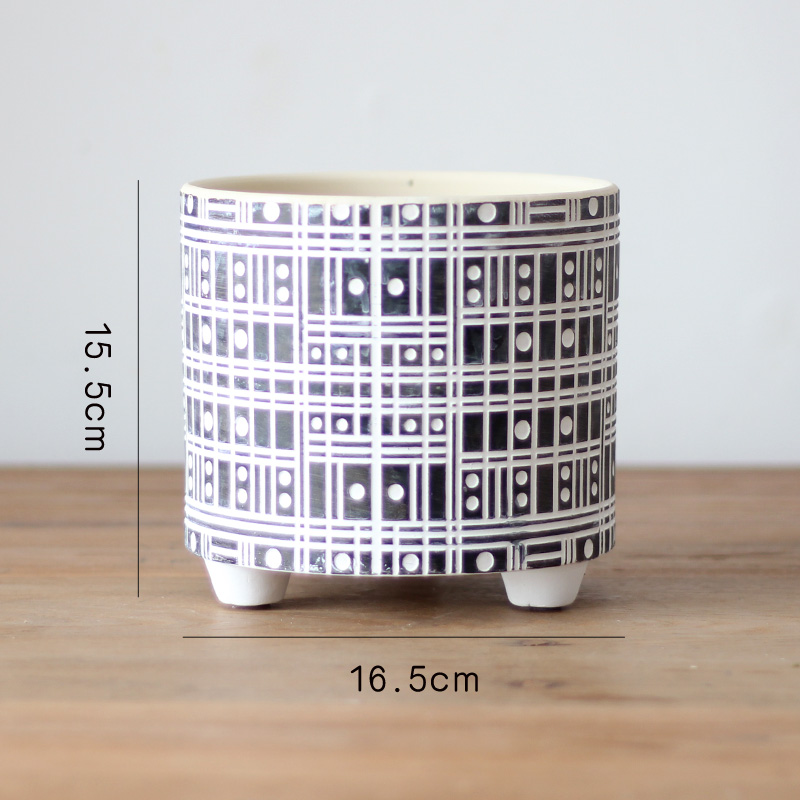 Plant Garden Balcony Flowerpot Multi Pattern Multi Size Quality Modern Aesthetic - Picture 10 of 11