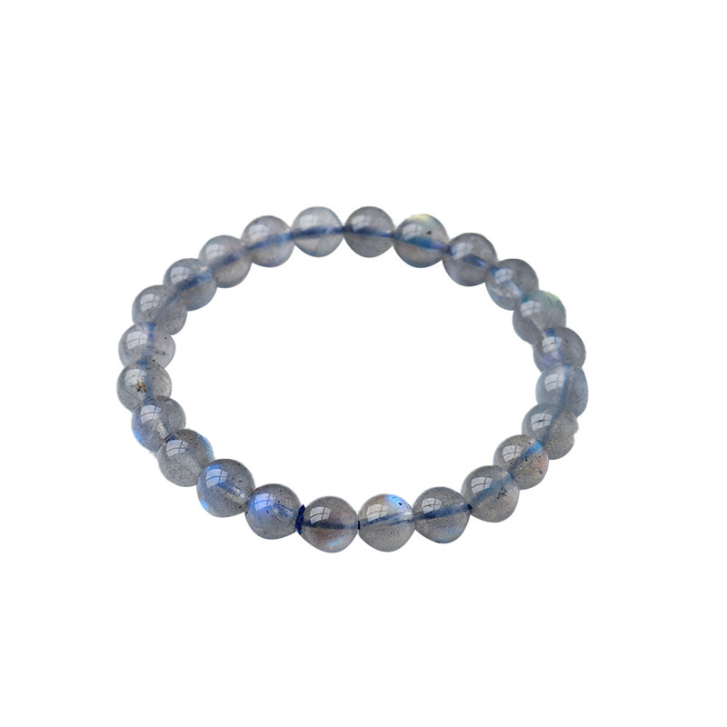 Natural Crystal Bright Labradorite Bracelet