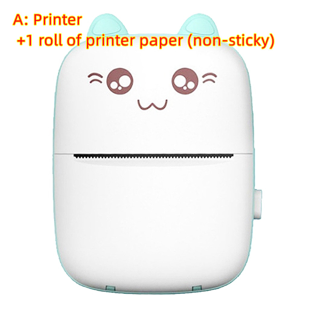 Mini Printer Portable Mini Bluetooth WiFi New Wrong Printer Mobile Phone Photo T
