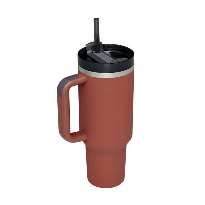 Ochapa  40oz Tumbler Cup with Handle, Lid & Straw - Stainless Steel Vacuum Mug - Picture 17 of 18