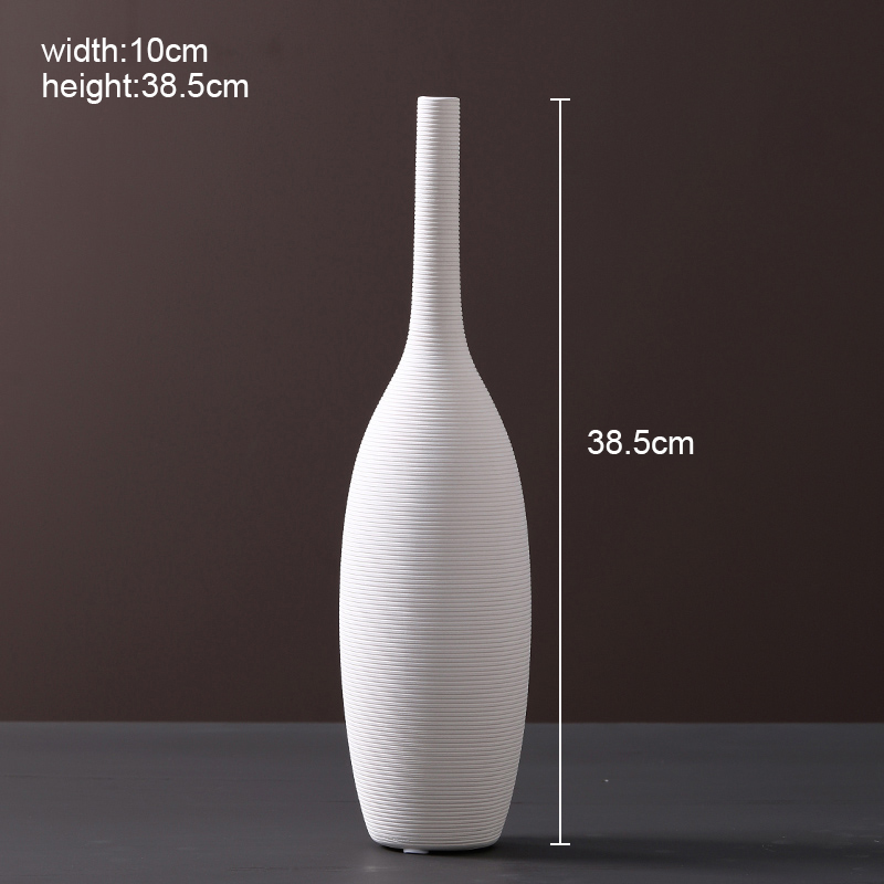 Vase Decoration Home Nordic Scandinavian Style Ceramic Vase Decorative Vases Mod - Picture 13 of 13