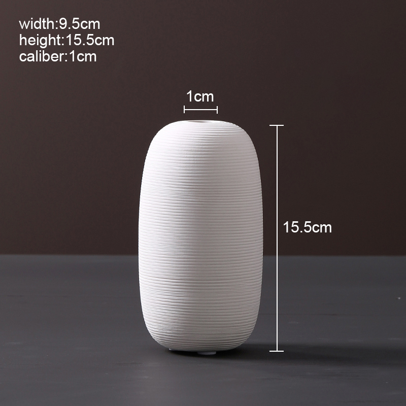 Vase Decoration Home Nordic Scandinavian Style Ceramic Vase Decorative Vases Mod - Picture 10 of 13