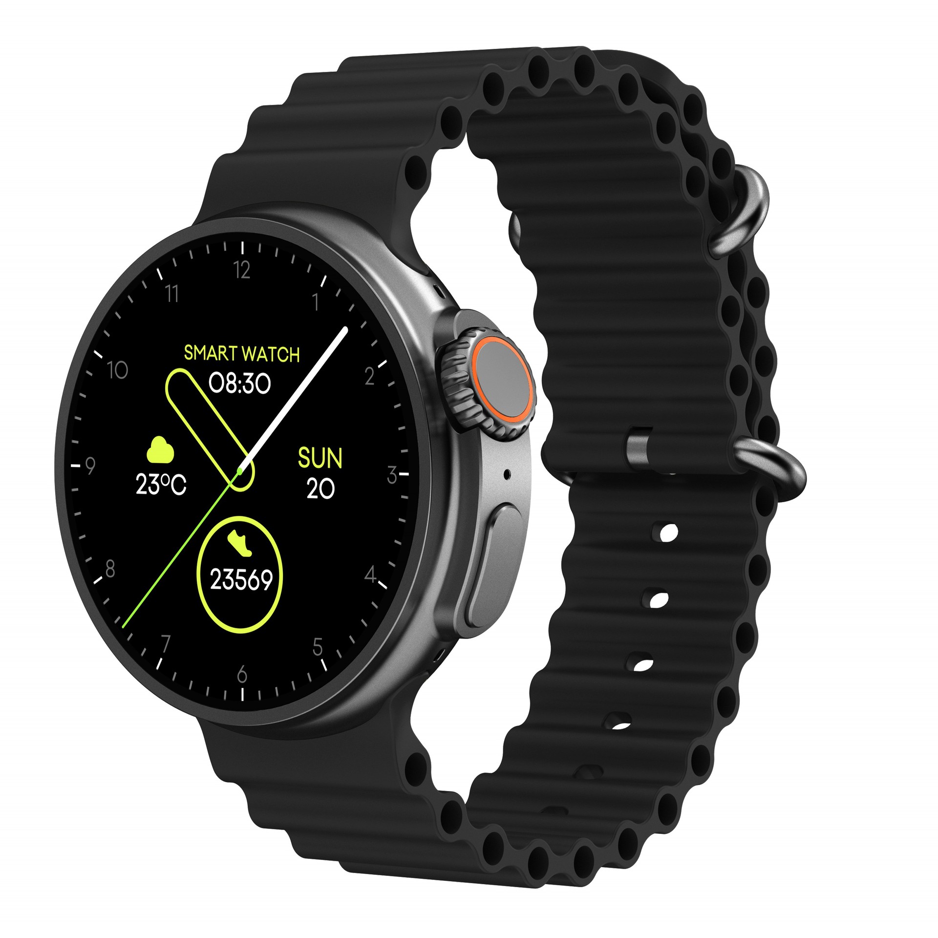 New K9 Smart Watch 1.39 Round Screen Encoder True Screw Clip Wireless Charging N - Picture 7 of 10