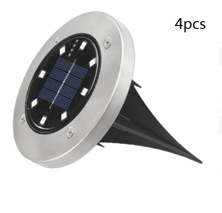Lampada Solare da Giardino IP65 LED luce calda fredda o RGB / Faretto segnapasso - Foto 9 di 12