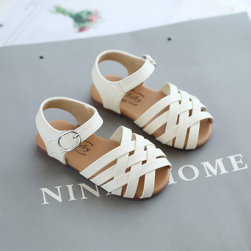 Girls Sandals Children Summer Casual Holiday Flat Party Strappy Shoes - Picture 4 of 6