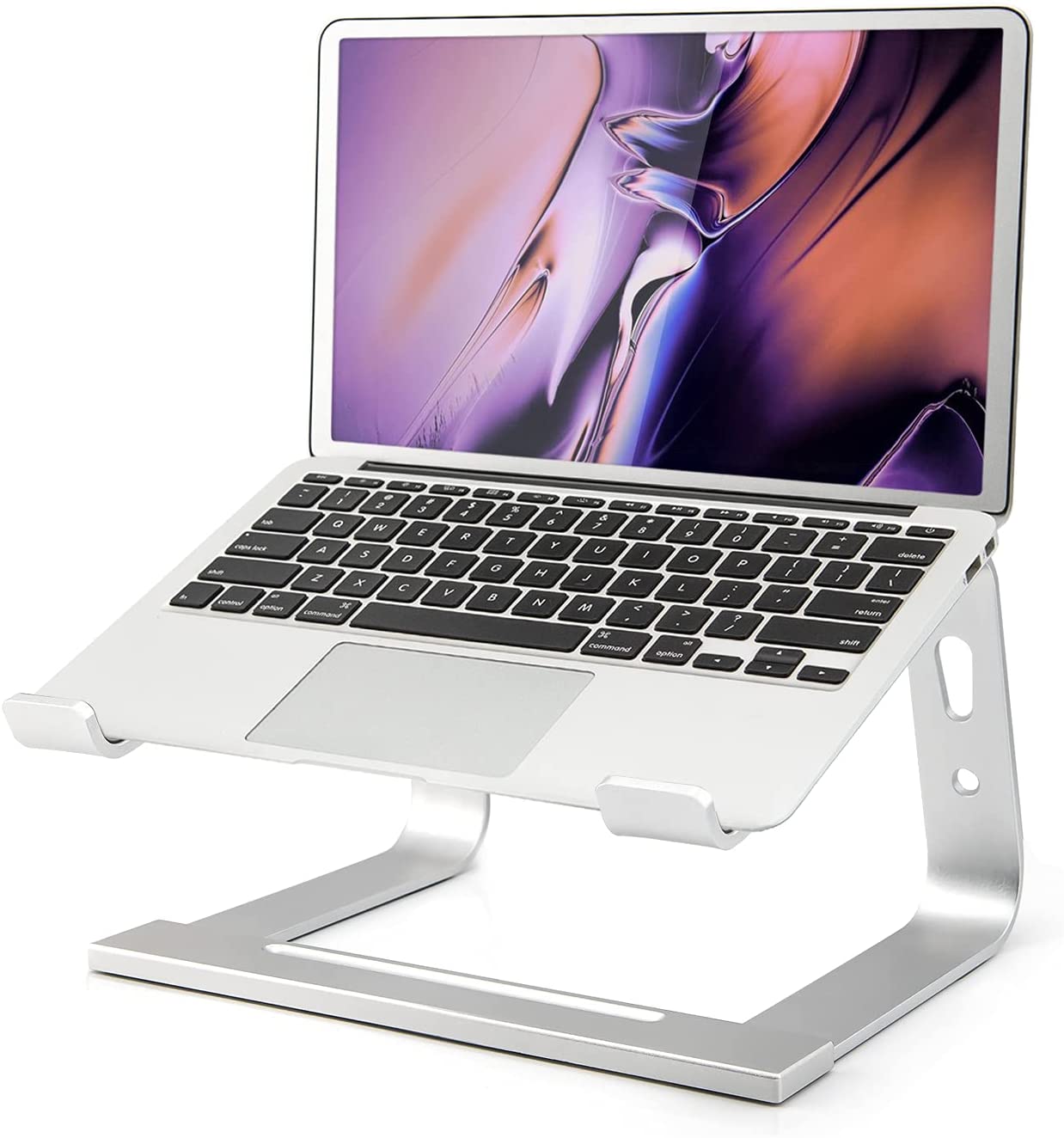 Aluminium Ergonomic Laptop Stand Riser for Desk Workspace