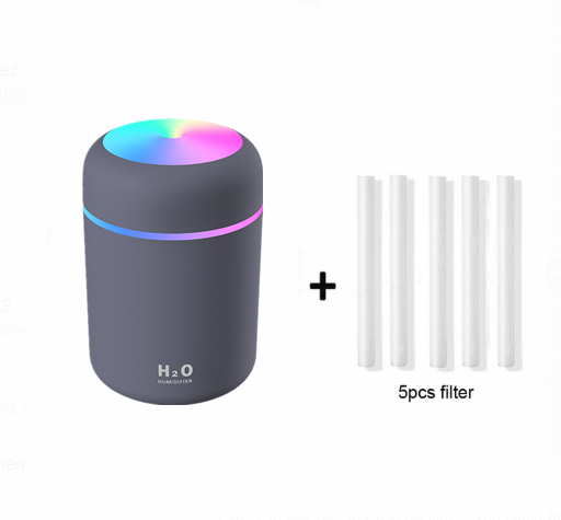 Mini Air Humidifier USB Essential Oil Diffuser Car Purifier With LED Light - Picture 9 of 27