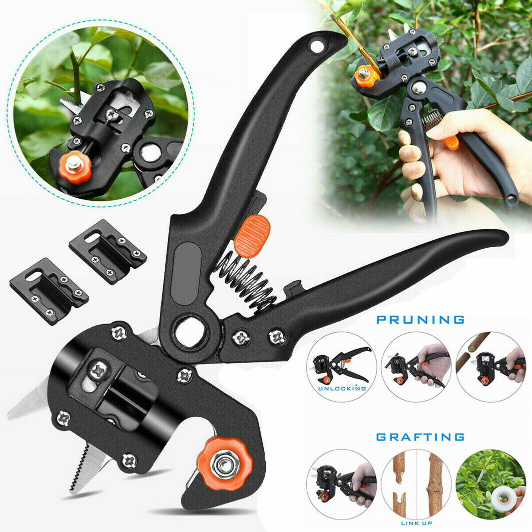 Garden Grafting Pruner Set Farming Fruit Tree Pruning Shears Scissor Vaccination