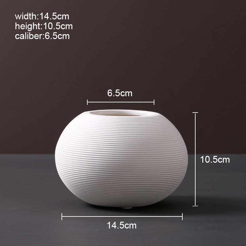 Vase Decoration Home Nordic Scandinavian Style Ceramic Vase Decorative Vases Mod - Picture 9 of 13