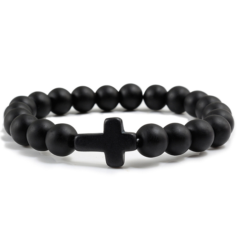 Armband Blau Türkis Kreuz - Bild 5 von 18