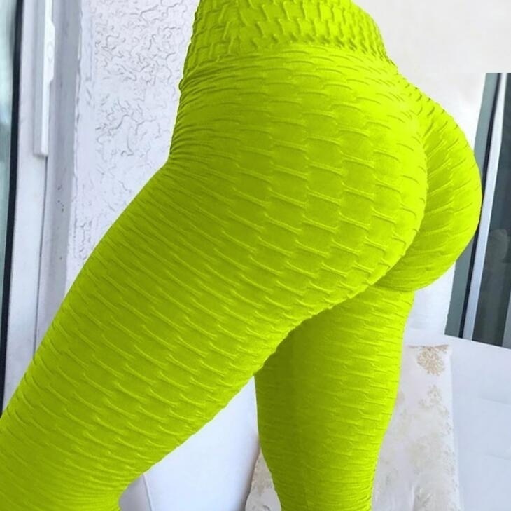 Workout Leggings Women Booty Yoga Pants High Waist Scrunch Butt Lifting Pants US - Picture 13 of 19