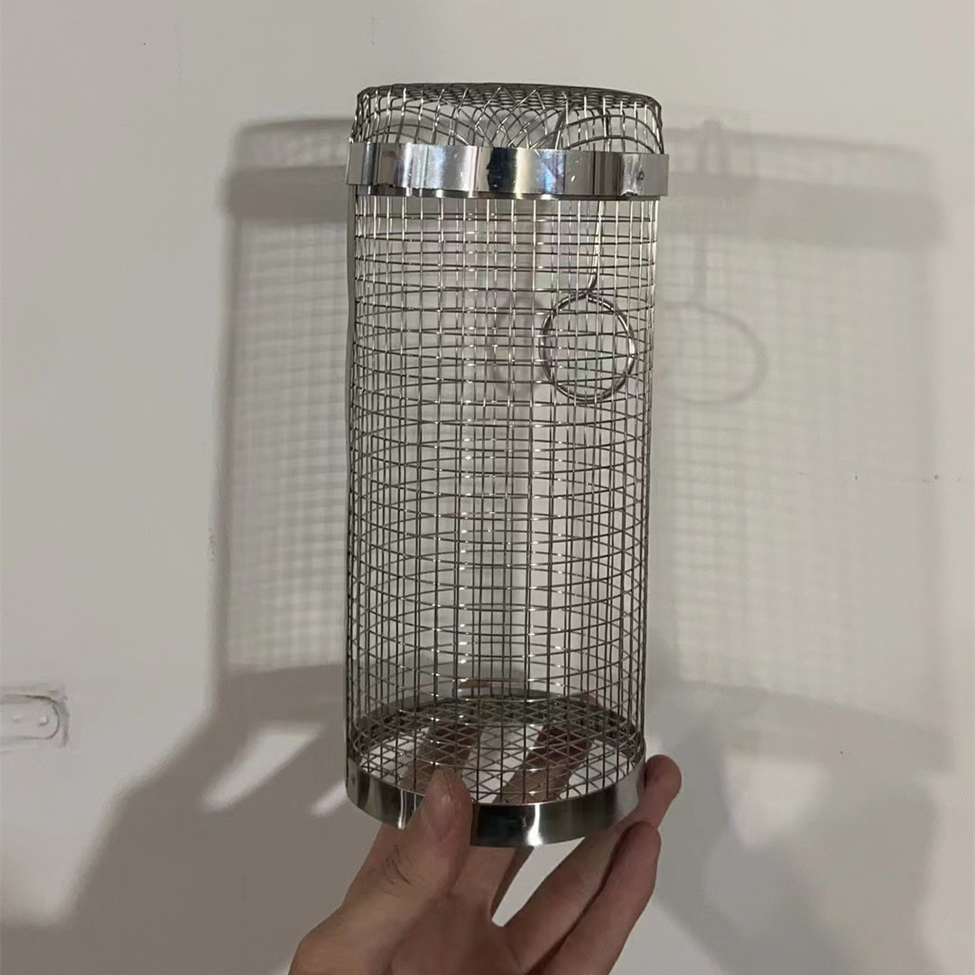 Rolling Grilling Basket Metal BBQ Barbecue Basket Net Portable Outdoor Camping B - Picture 12 of 15