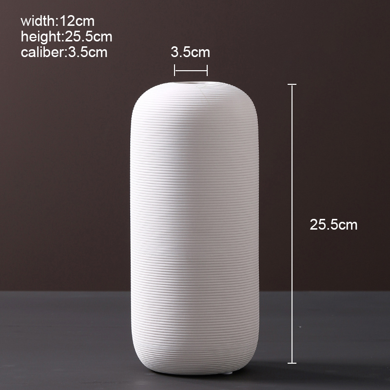 Vase Decoration Home Nordic Scandinavian Style Ceramic Vase Decorative Vases Mod - Picture 11 of 13