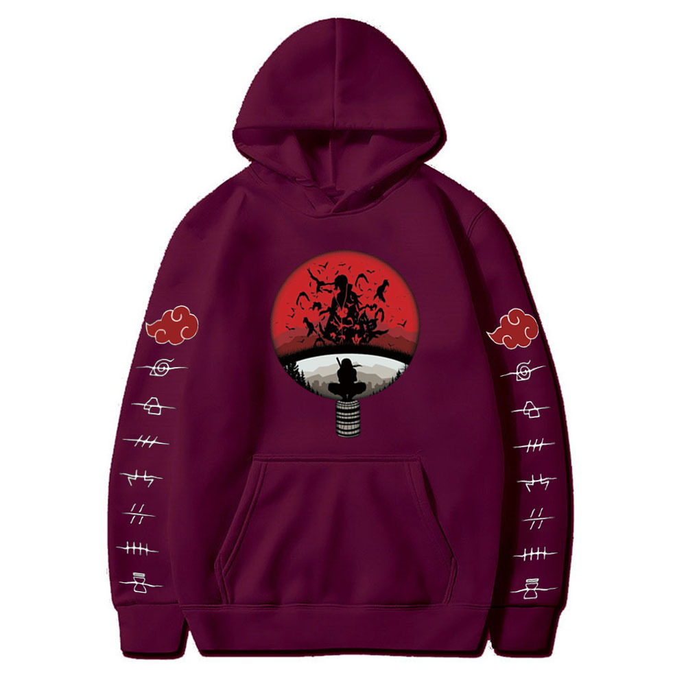 Anime Naruto Hoodies Männer Frauen cool Uchiha Hoodie - C20 - Bild 11 von 15