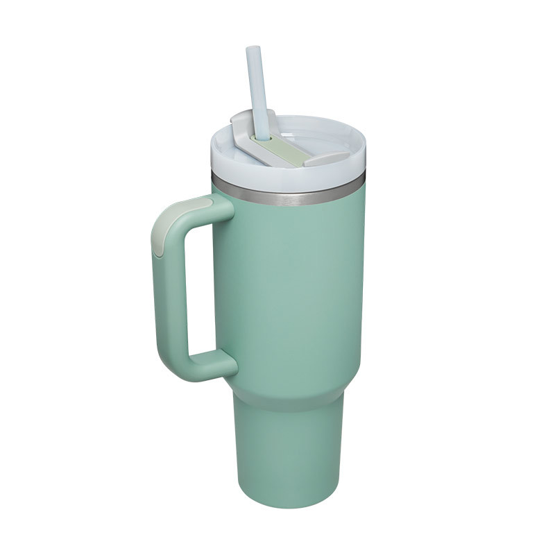 Ochapa  40oz Tumbler Cup with Handle, Lid & Straw - Stainless Steel Vacuum Mug - Picture 14 of 18
