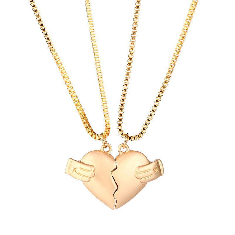 Broken Heart Magnetic Pendant Necklace – the stack society