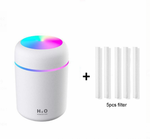 Mini Air Humidifier USB Essential Oil Diffuser Car Purifier With LED Light - Picture 19 of 27