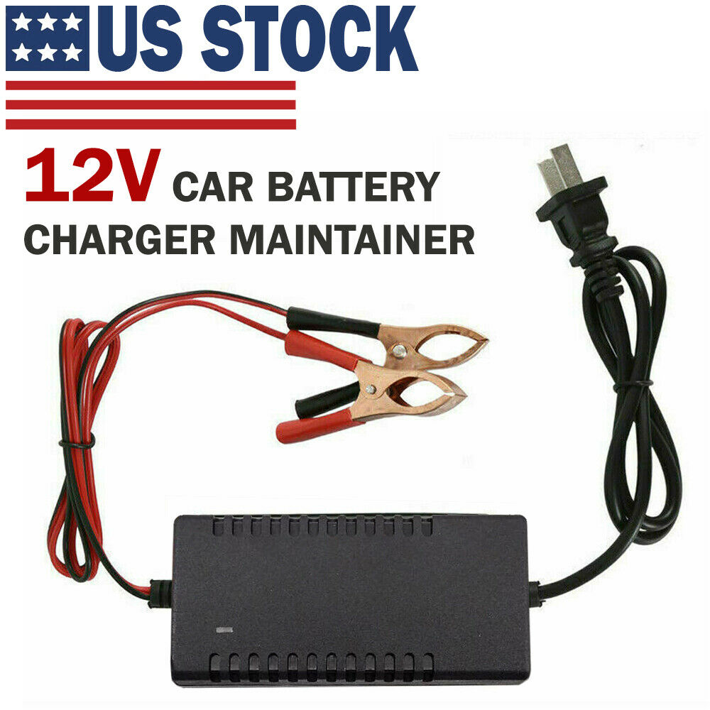 Car Battery Charger Maintainer Auto 12V Trickle RV For Truck Motorcycle ATV US - Picture 10 of 10