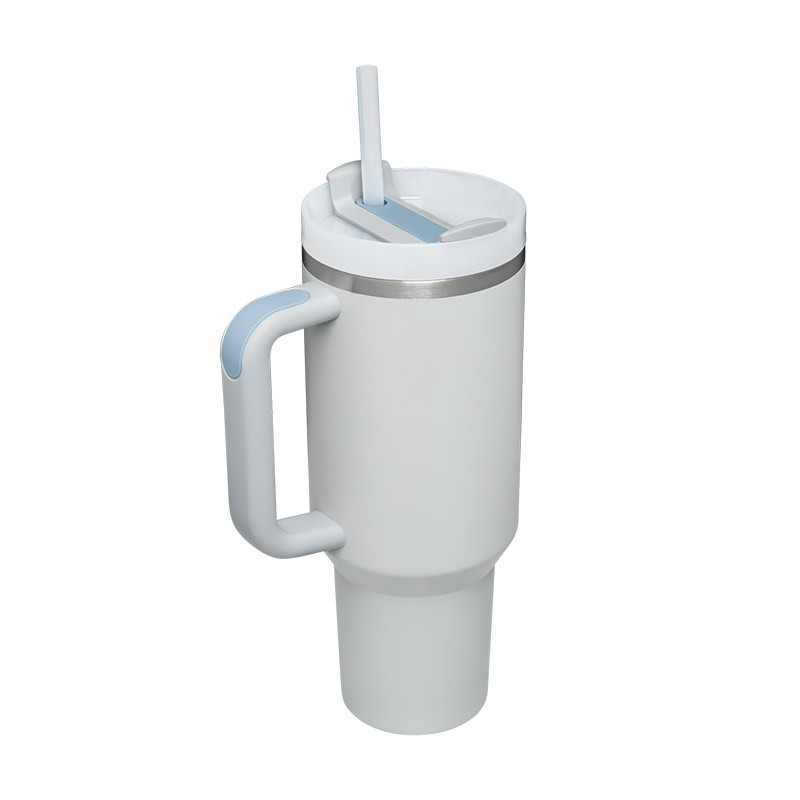 Ochapa  40oz Tumbler Cup with Handle, Lid & Straw - Stainless Steel Vacuum Mug - Picture 15 of 18