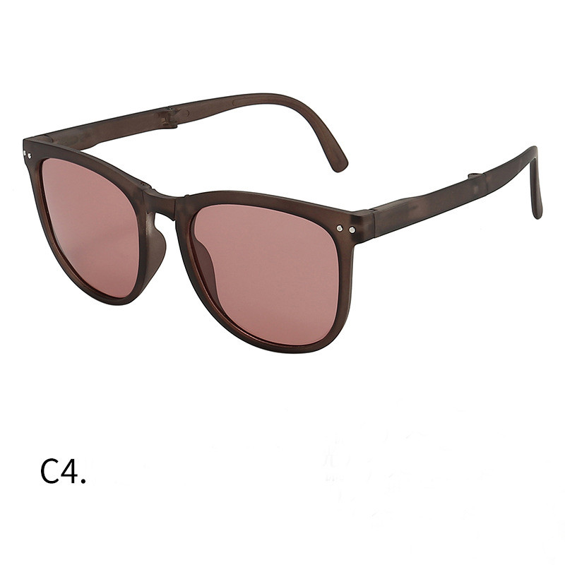 Trendy Foldable Sunglasses For Women TR Polarized Folding Sun Glasses - Picture 9 of 13