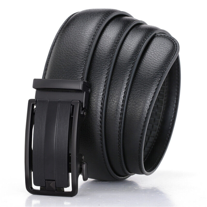 Men's Tactical Leather Military Dress Belt Quick Release Buckle Genuine  Leather | eBay